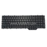 00C711 0NM44Y Laptop Replacement Keyboard for Dell Alienware M17 R2-US Layout English