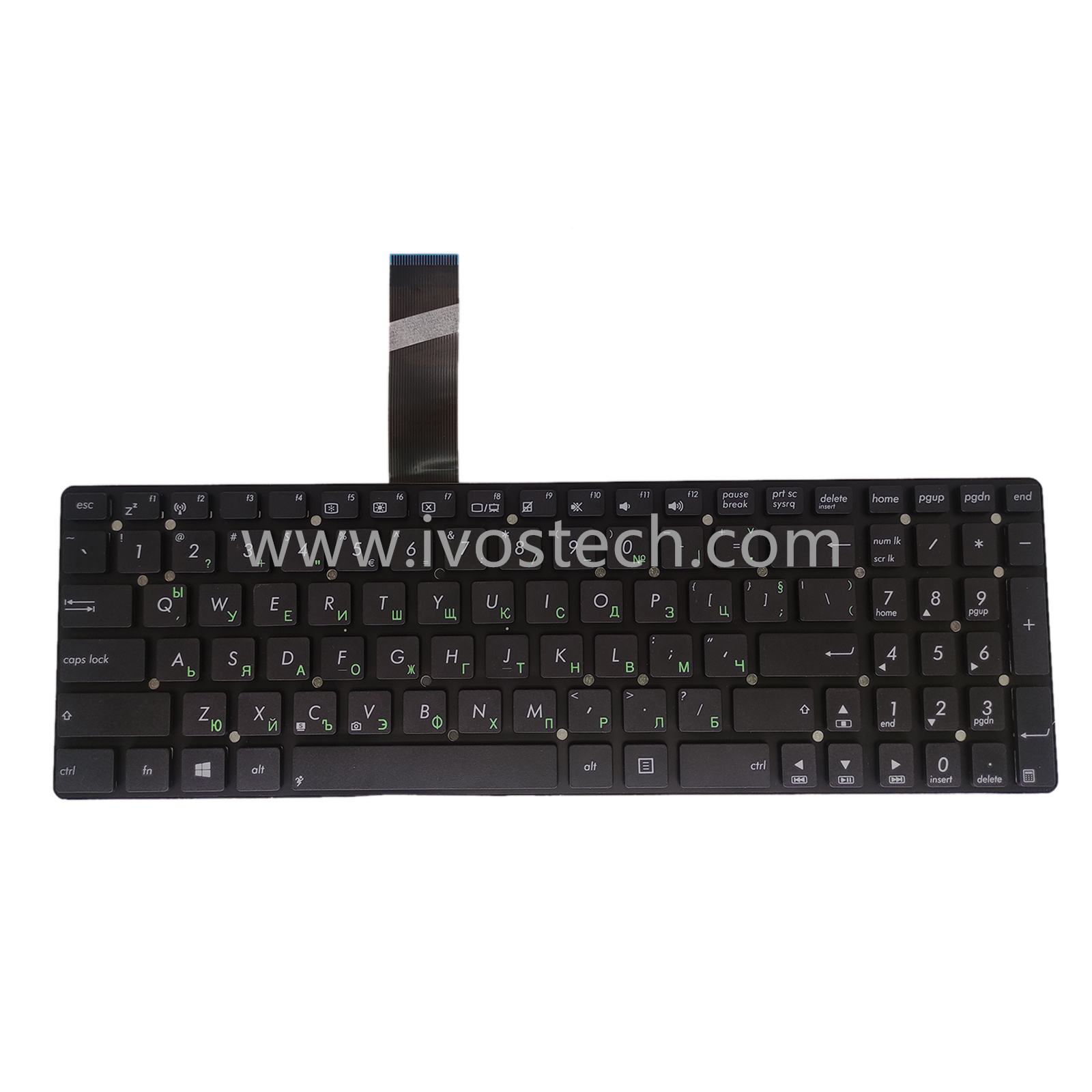 0KNB0-6125BG00 Laptop Replacement Keyboard for ASUS X751 K55 K75 A55 – Bulgarian Standard